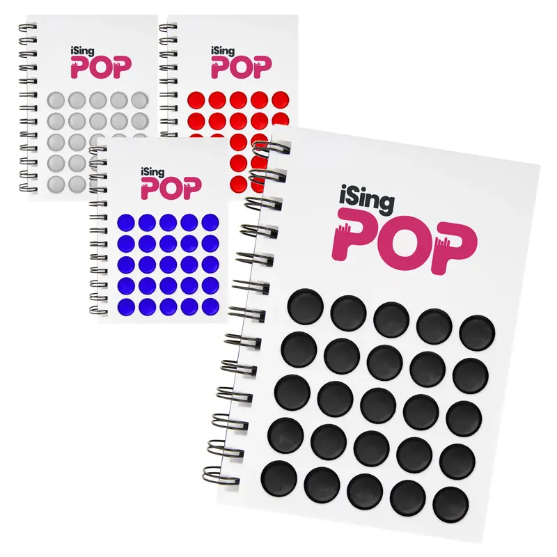 Diano Bubble Notebook – Notepads – available in black, blue, red, white colours