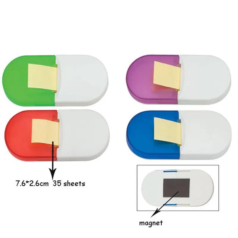 Memo Pad Holder with Magnet – Desk Accessories – available in blue, green, purple, red colours
