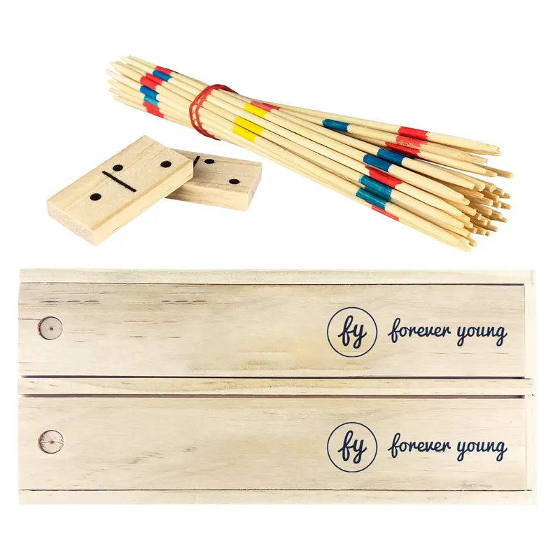 2 in 1 Wooden Play Set – Games – available in beige colour
