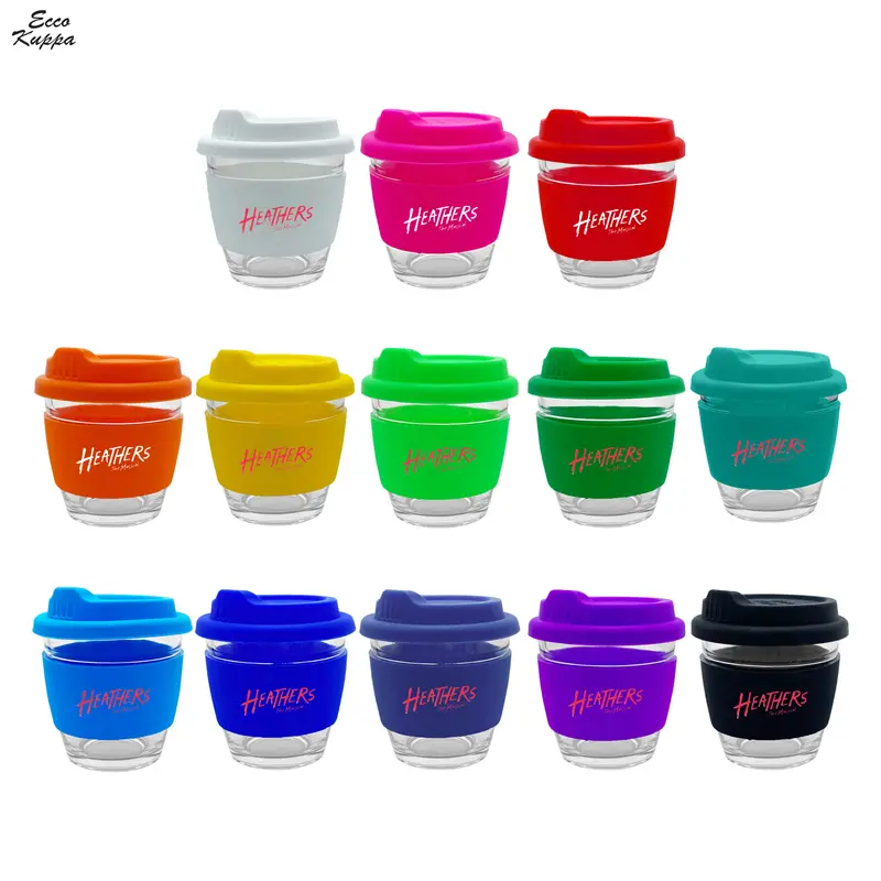 Venice Glass Coffee Cup – Reusable Coffee Cups – available in white colour