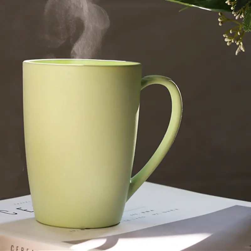 Envee Bamboo Mug – Reusable Coffee Cups – available in beige, green colours