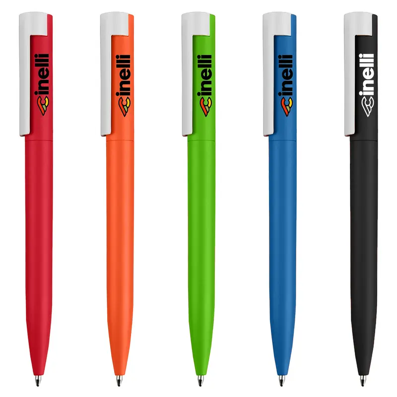 Whirl – Plastic Pens – available in black, blue, green, orange colours and 1 more