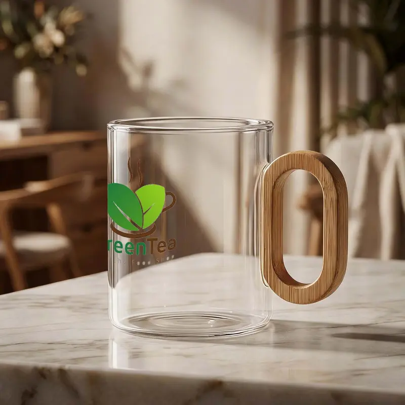 Cottage Glass Coffee Cup – Mugs – available in white colour