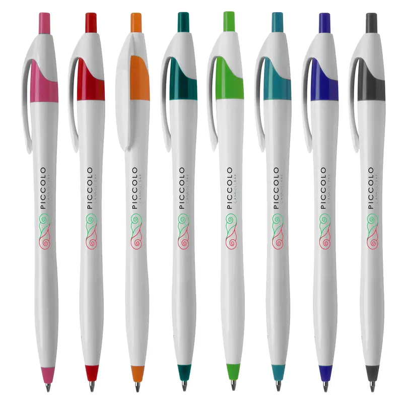 Oracle White – Plastic Pens – available in black, blue, green, orange colours and 2 more