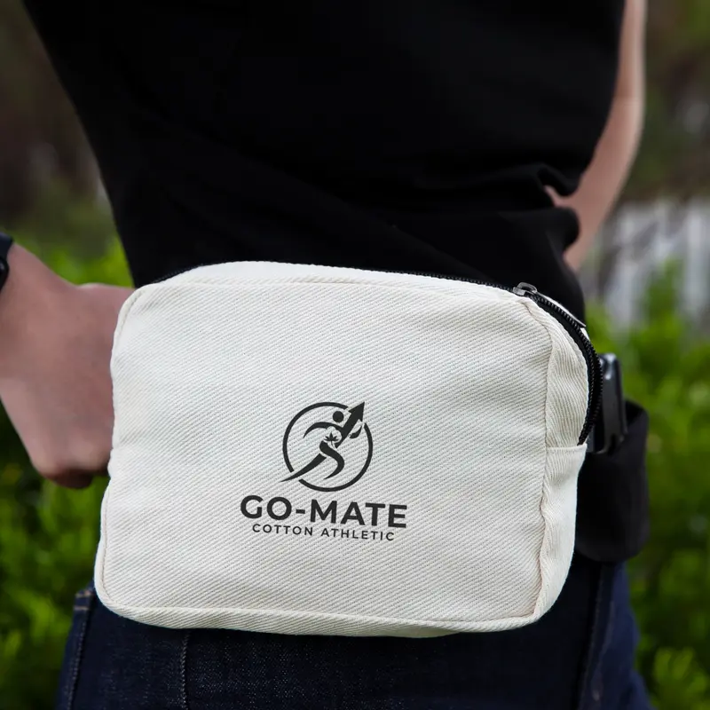 Go-Mate Cotton Belt Bag – Bum Bags – available in beige colour