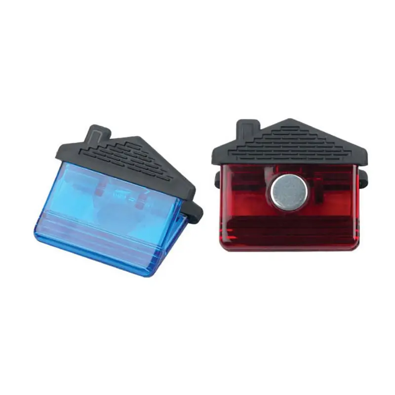 House Shape Clip with Magnet – Clips – available in blue, green, red colours