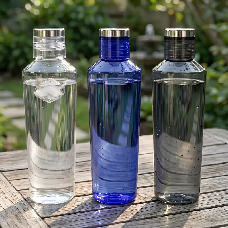 Novel Translucent Bottle – Drink Bottles – available in black, blue, white colours
