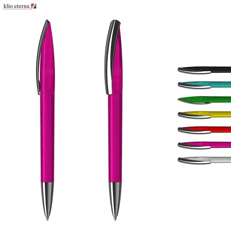 Arca MM Transparent – Plastic Pens – available in black, blue, green, pink colours and 3 more