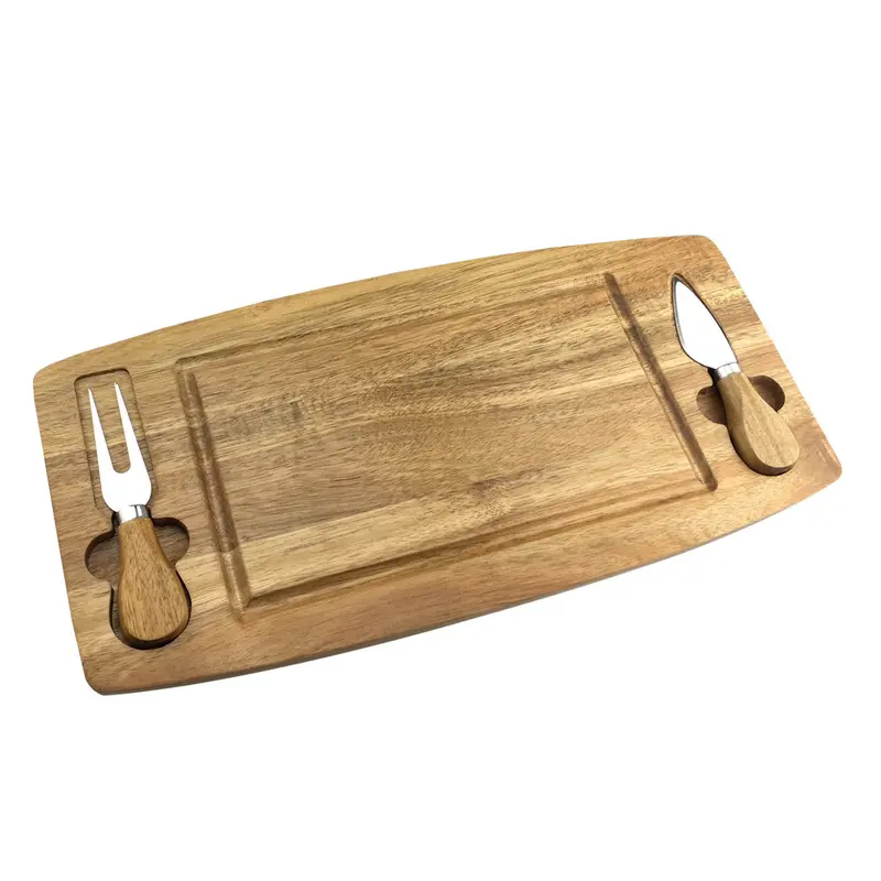 Noyya Cheeseboard and Knife Set – Cheese Boards – available in beige colour