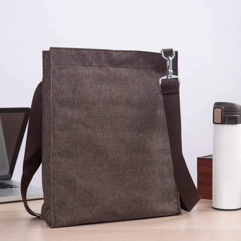 Nylon Library Bag – Satchels – available in black, brown, grey colours