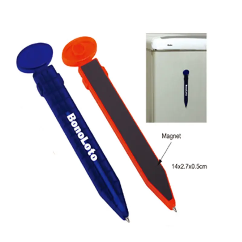 Ball Pen With Magnet – Novelty Pens – available in blue, red colours