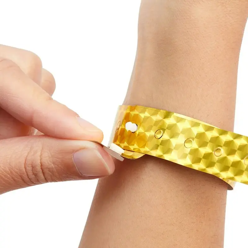 Holographic Wrist Band 25mm – Wrist Bands – available in blue, gold, green, red colours and 1 more