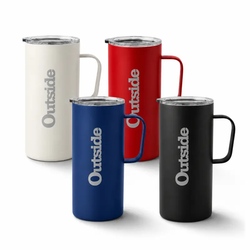 Trea Mug – Travel Mugs – available in black, blue, red, white colours