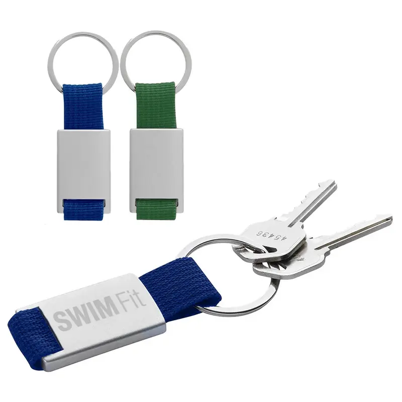Band Key Ring – Keyrings – available in blue, green colours