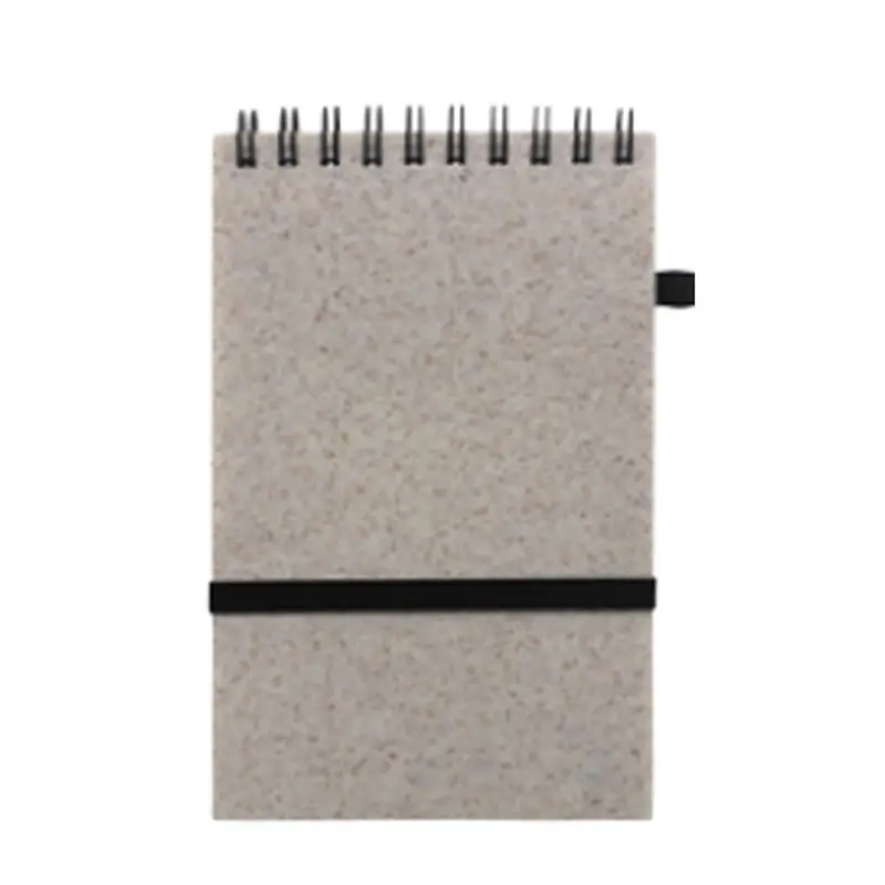A6 Recycled Wheat Straw PP Notebook – Notebooks – available in beige colour