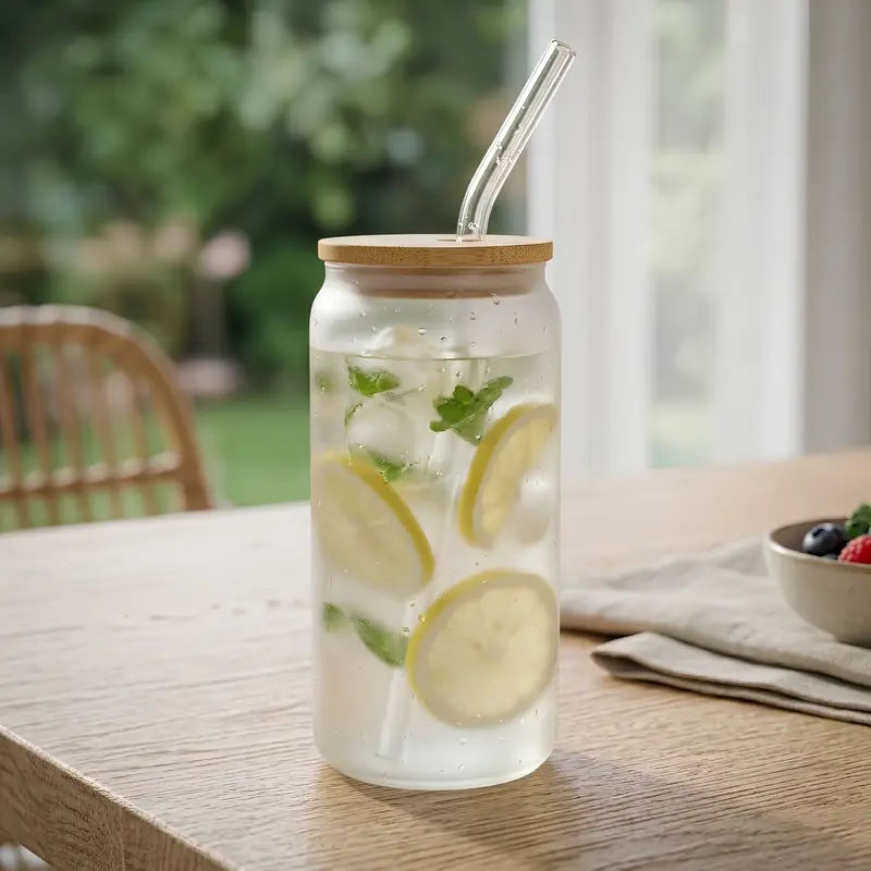 Nordic Glass Tumbler 450ml – Cups And Tumblers – available in white colour