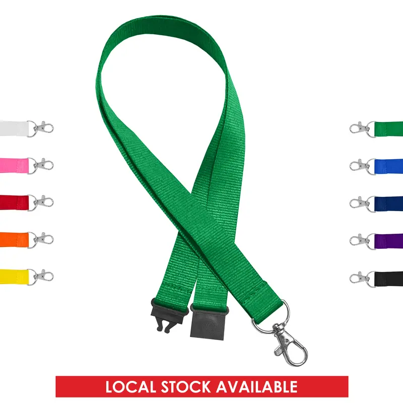 RPET Lanyard 20mm – Lanyards – available in black, blue, green, orange colours and 5 more