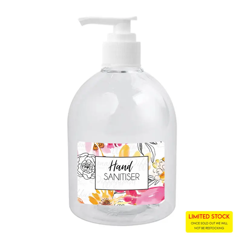 500ml Hand Sanitiser Gel 75% Alcohol – Hand Sanitisers – available in white colour