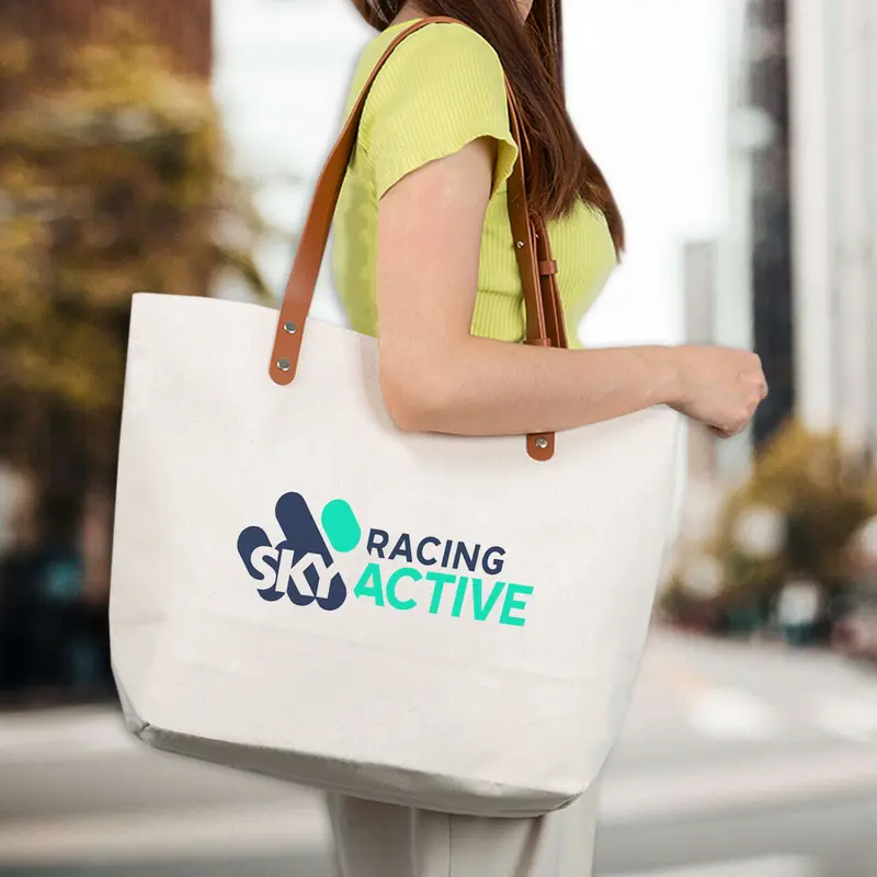 Cotton Tote Bag – Tote Bags – available in beige colour