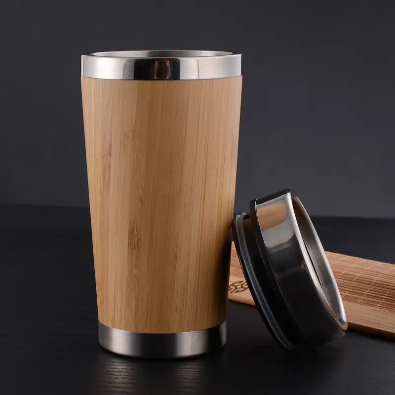 Jackson Bamboo Mug – Travel Mugs – available in beige colour