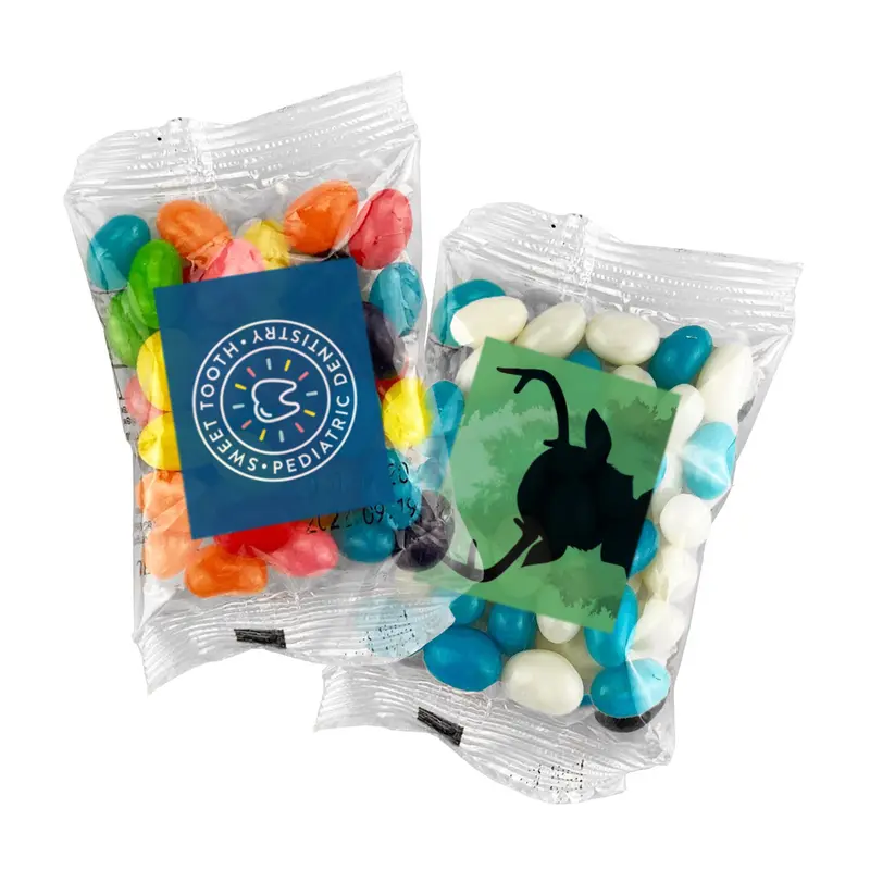 Jelly Bean In Bag 50g – Lollies – available in black, blue, green, orange colours and 5 more