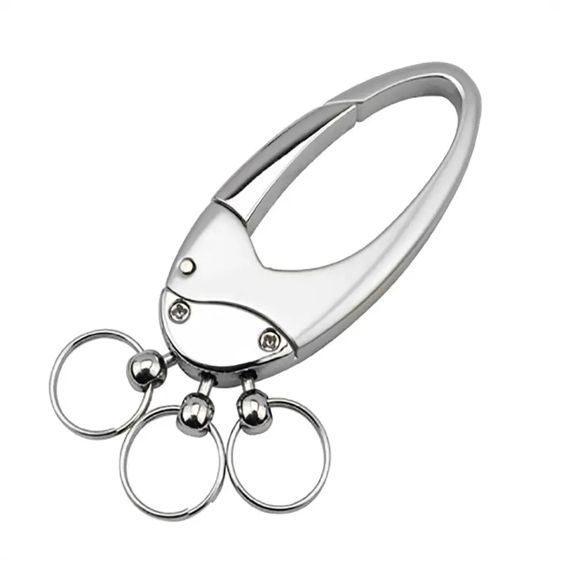 Mutli Hoop Key Ring – Keyrings – available in silver colour