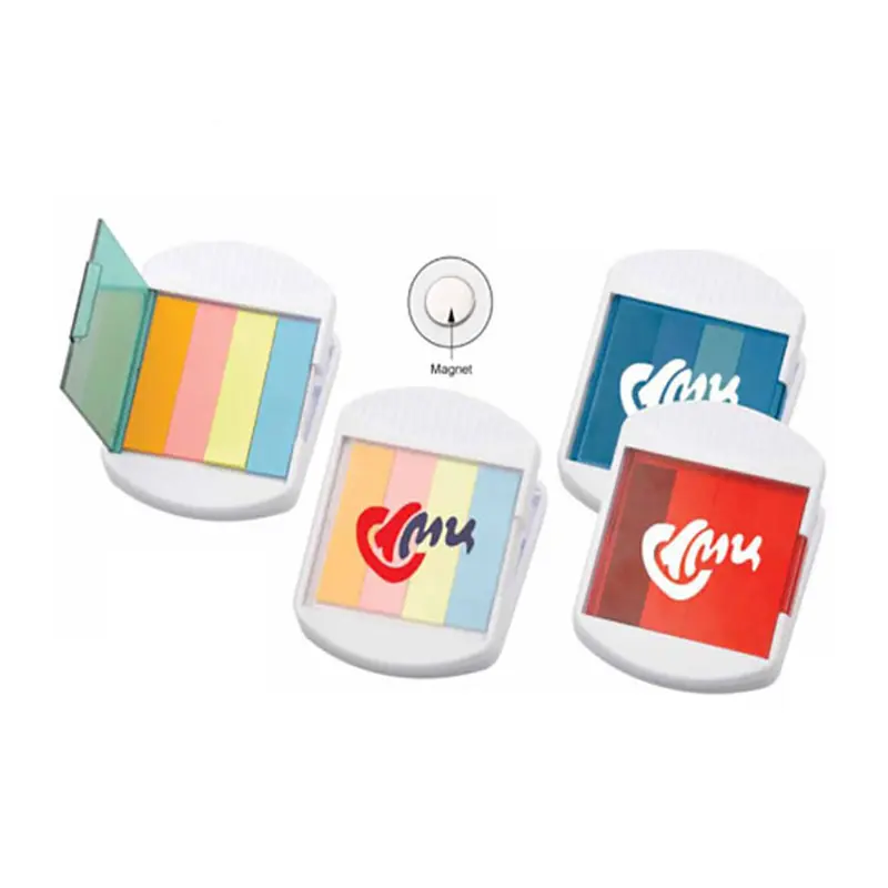 Clip with Sticker – Clips – available in blue, green, red, white colours