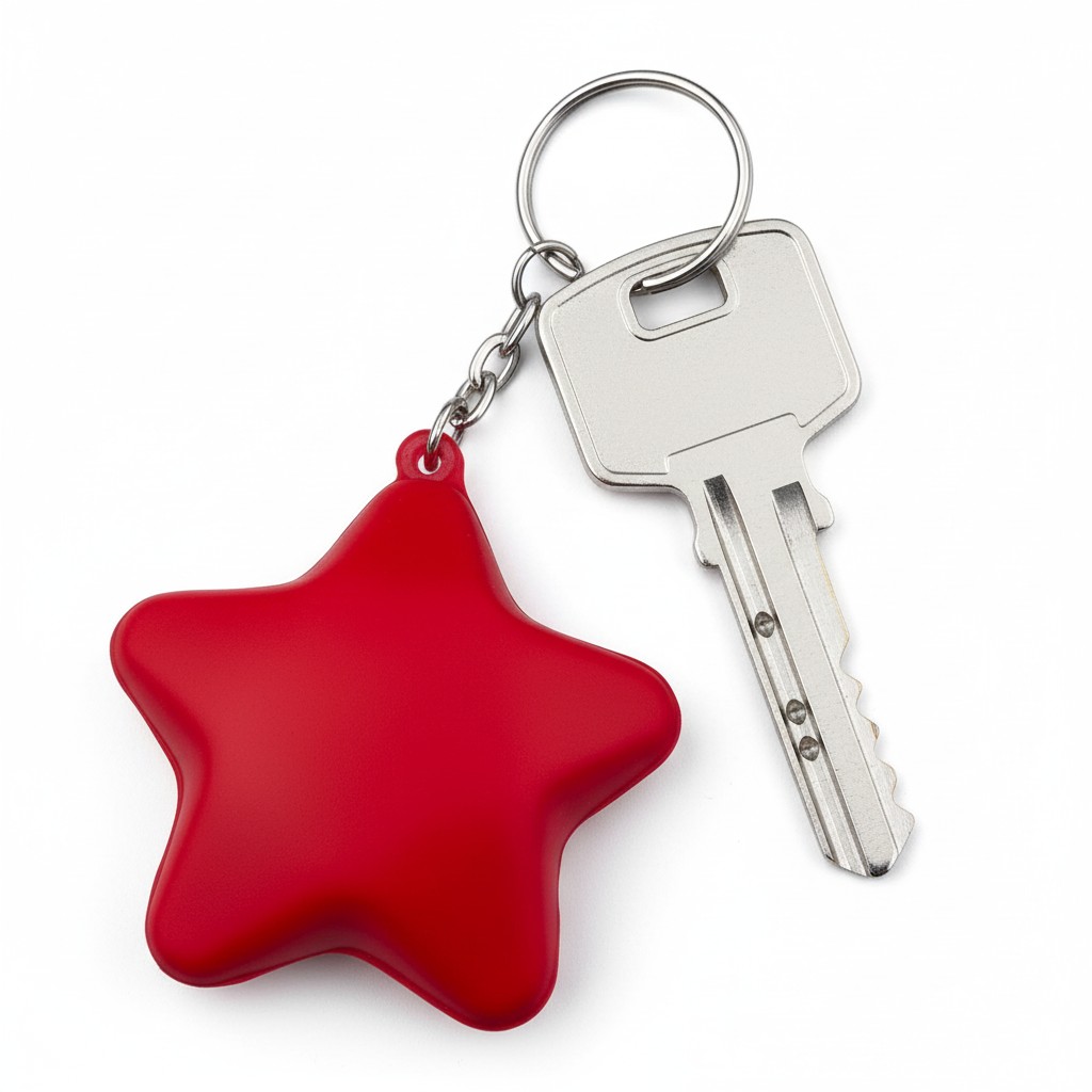 Stress Star Key Ring