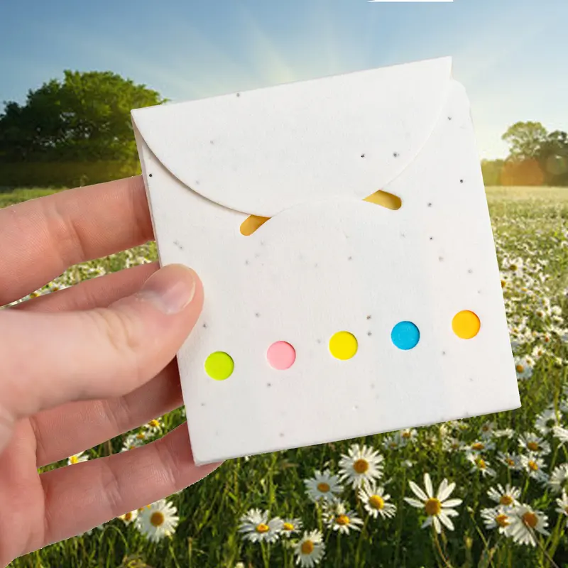Daisy Seed Sticky Note Pad – Sticky Notes – available in white colour
