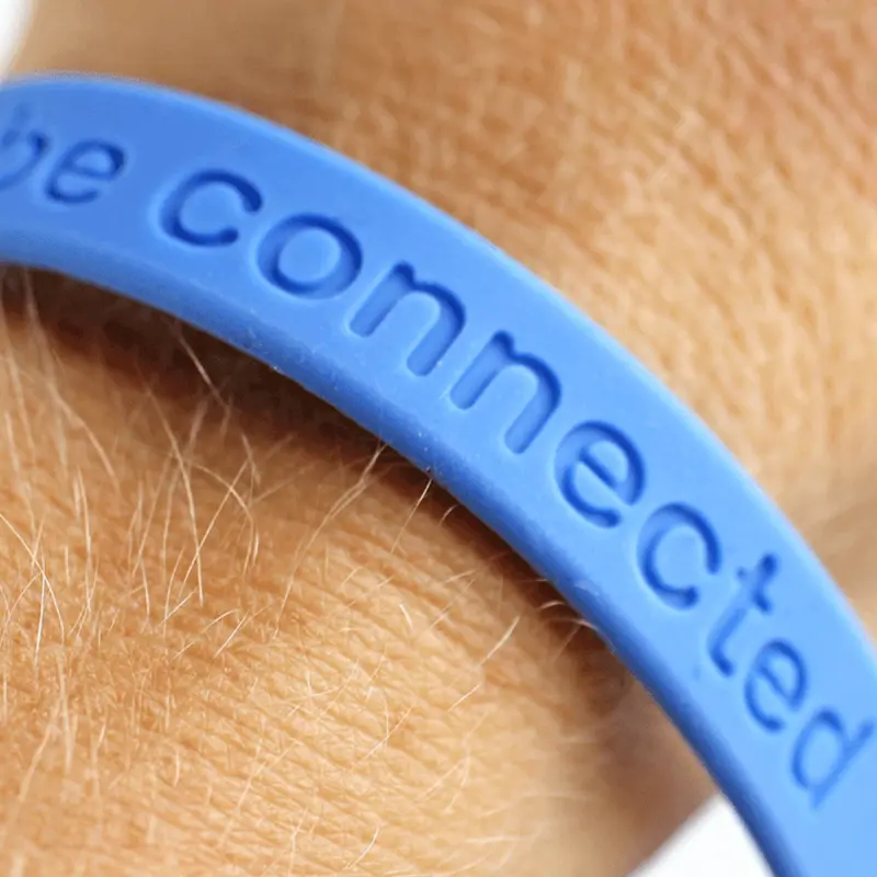 Toaks Silicone Wrist Band Debossed – Wrist Bands – available in black, blue, green, orange colours and 5 more