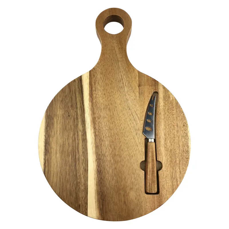 Bernardo Cheeseboard and Knife Set – Cheese Boards – available in beige colour