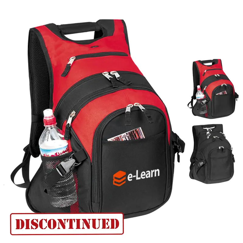 Deluxe Computer Backpack – Backpacks – available in black, red colours