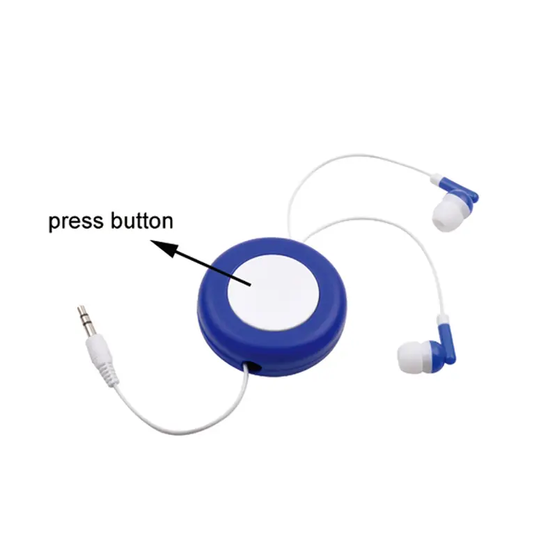 Earbuds in Case – Earbuds – available in black, blue, white colours