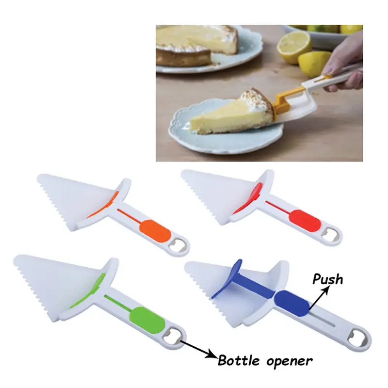 Pizza Cutter with Bottle Opener – Bottle Openers – available in blue, green, orange, red colours and 1 more