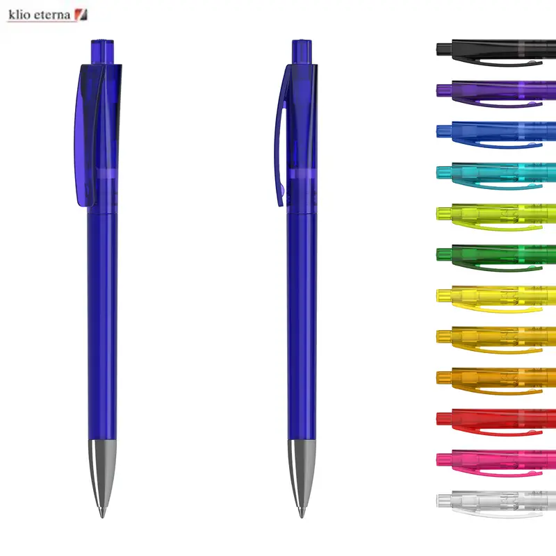 Qube Transparent Mn – Plastic Pens – available in multi colour