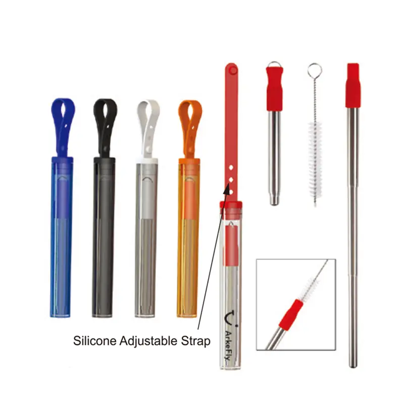 Straw Set – Drinking Straws – available in black, blue, orange, red colours and 1 more