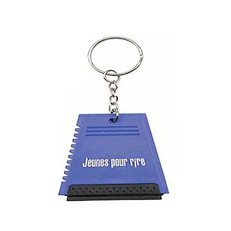 Ice Scrapper with Key Ring – Keyrings – available in blue, orange, red, yellow colours