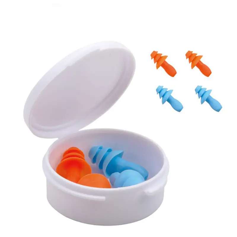 2 Pair Earplug in Case – Earbuds – available in white colour