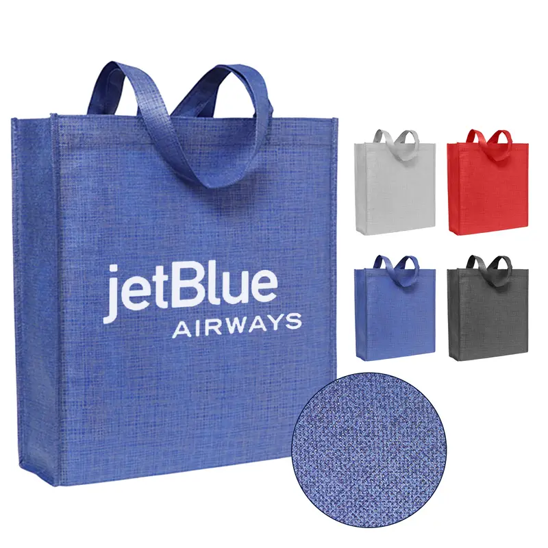 Premium Patterned Non Woven Bag – Tote Bags – available in blue, grey, red, white colours