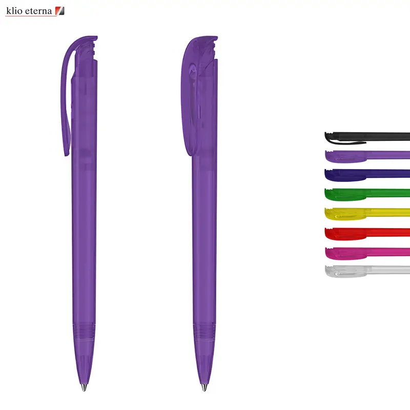 Jona Transparent – Plastic Pens – available in black, blue, green, pink colours and 4 more