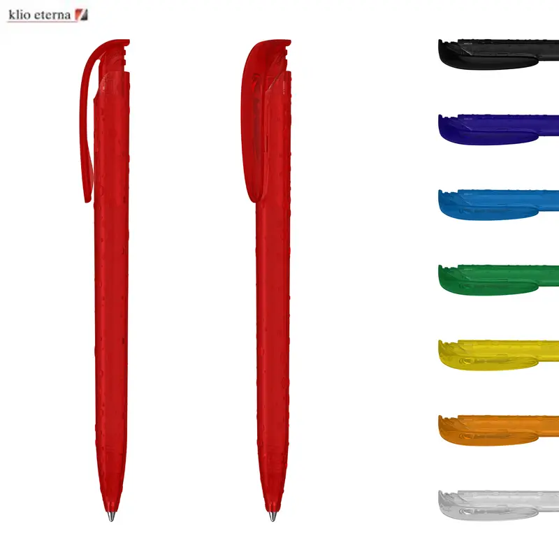 Tailor Drops Transparent – Plastic Pens – available in multi colour