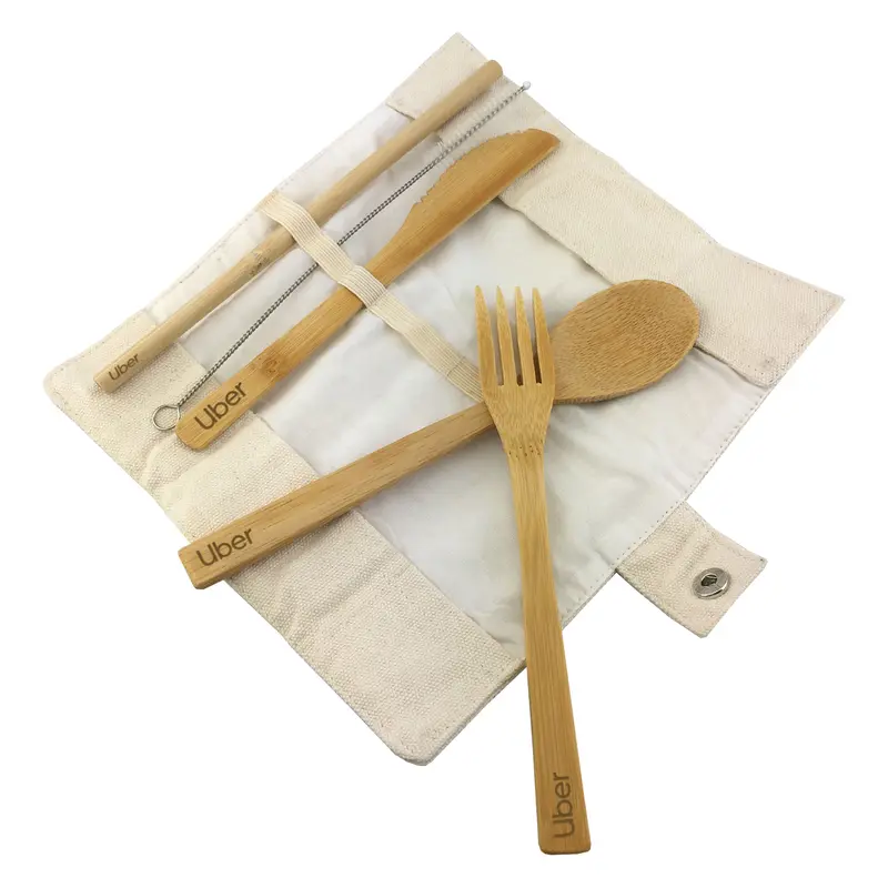 Bamboo Utensils Set – Misc Food – available in beige colour