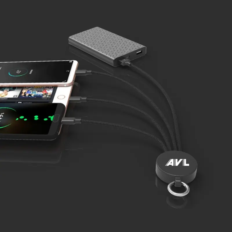Bottle Opener Charging Cable – Charging Cables – available in black colour