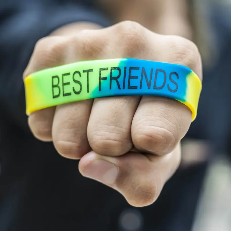 Vibra Colour Silicone Wrist Band – Wrist Bands – available in black, blue, green, orange colours and 5 more