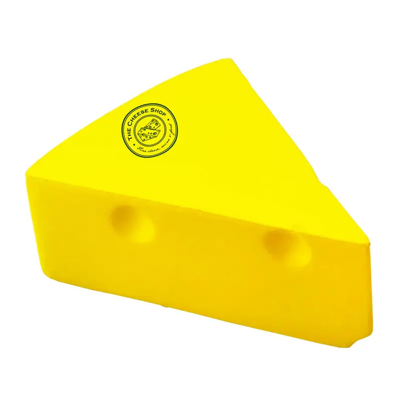 Stress Cheese – Stress Shapes – available in yellow colour