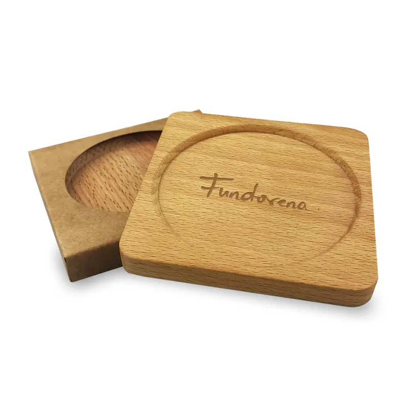Feldberg Wood Coaster – Coasters – available in beige colour