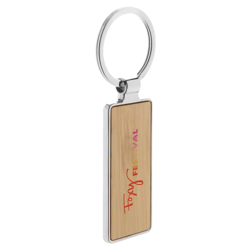 Bamboo Long Key Ring – Keyrings – available in beige colour