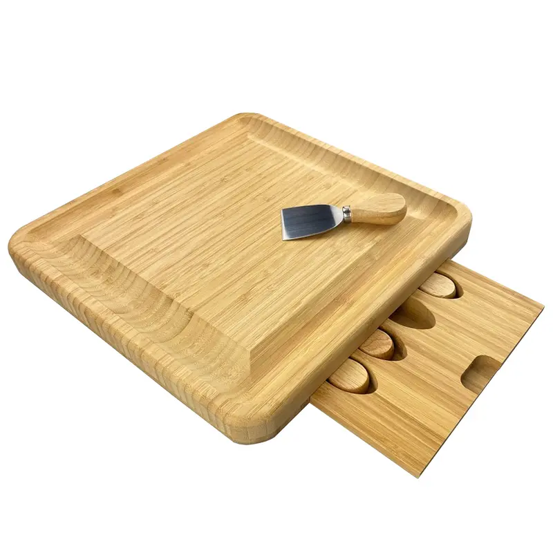 Maison Cheeseboard and Knife Set – Cheese Boards – available in beige colour
