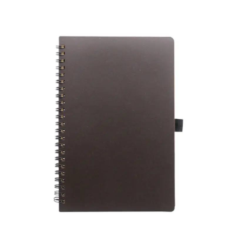 A5 Recycled Coffee Ground PP Notebook – Notebooks – available in black colour