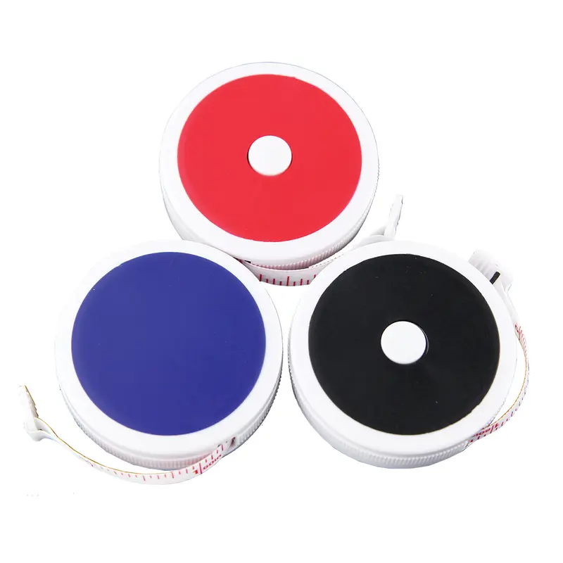 Disc Tape Measure – Tape Measures – available in black, blue, red colours